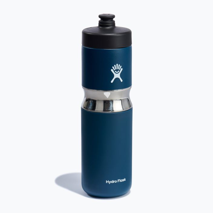 Hydro Flask Wide Insulated Sport hőszigetelt palack 591 ml indigó színben 2