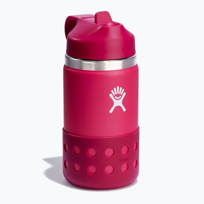 Hőpalack Hydro Flask Wide Mouth Straw Lid And Boot 2024 355 ml peony 2