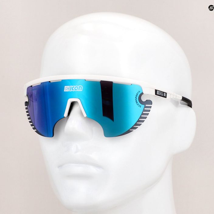 SCICON Aerowing Lamon fehér fényes/scnpp többtükrös kék napszemüveg EY30030800 9