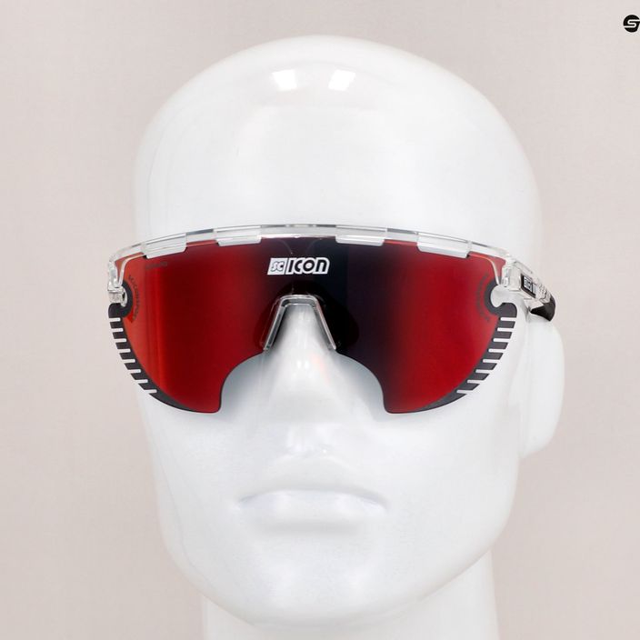SCICON Aerowing Lamon kristály fényes/scnpp többtükrös piros kerékpáros szemüveg EY30060700 9