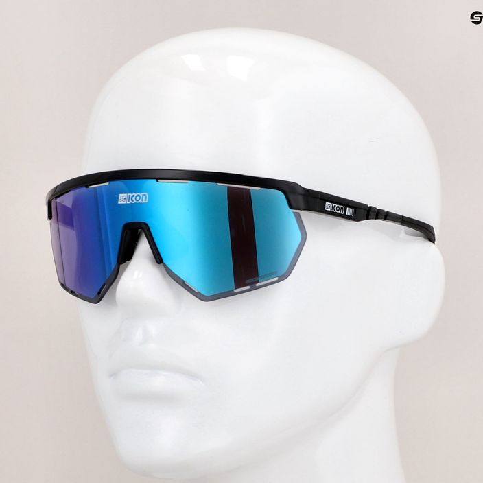 SCICON Aerowing fekete fényes/scnpp többtükrös kék kerékpáros szemüveg EY26030201 9