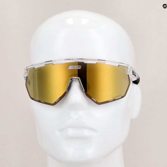 SCICON Aerowing Crystal Gloss/Scnpp Multimirror Bronz kerékpáros szemüvegek 9
