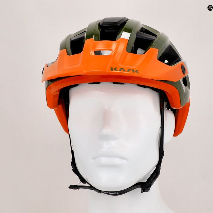 KASK Rex zöld-narancssárga kerékpáros sisak CHE00038.266 9
