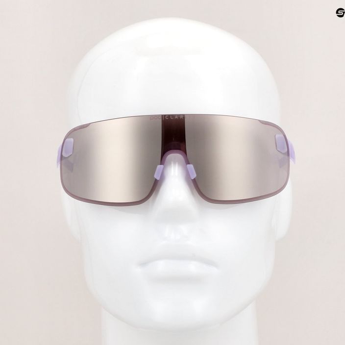 Kerékpáros szemüveg POC Elicit purple quartz translucent/clarity road silver 11