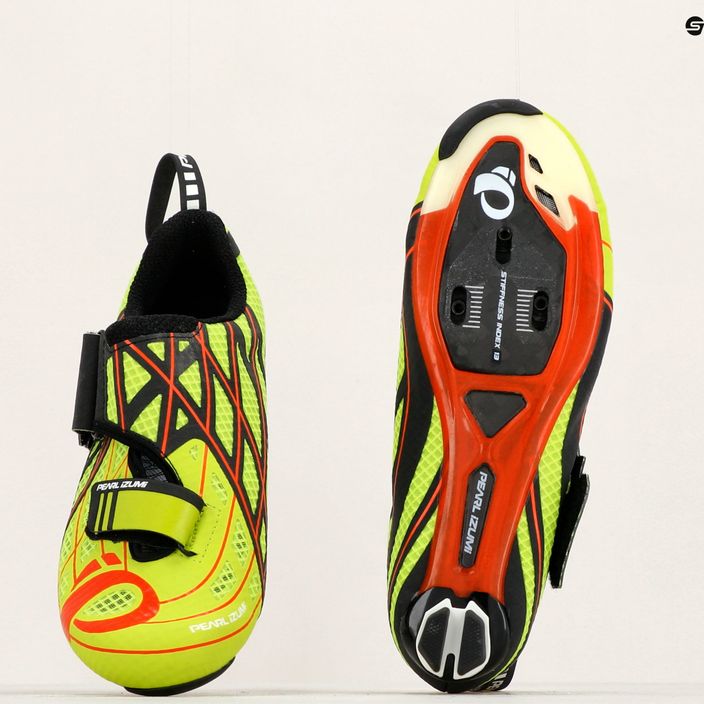 Férfi triatlon cipő PEARL iZUMi Tri Fly PRO V3 sárga 153170014XH41.0 12