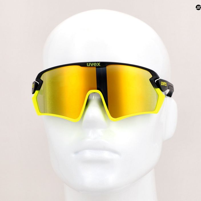 UVEX Sportstyle 231 2.0 fekete sárga matt/sárga tükör kerékpáros szemüveg 53/3/026/2616 11