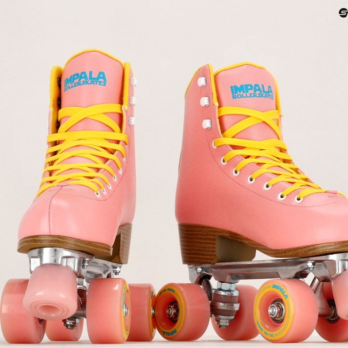 Női IMPALA Quad Skates rózsaszín és sárga 19