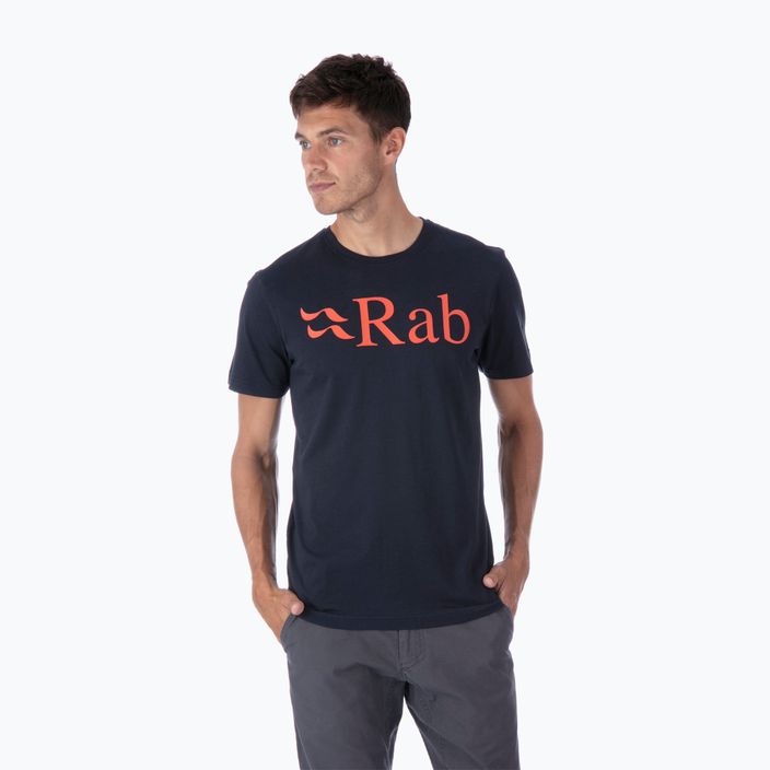 Férfi póló Rab Stance Logo beluga 2