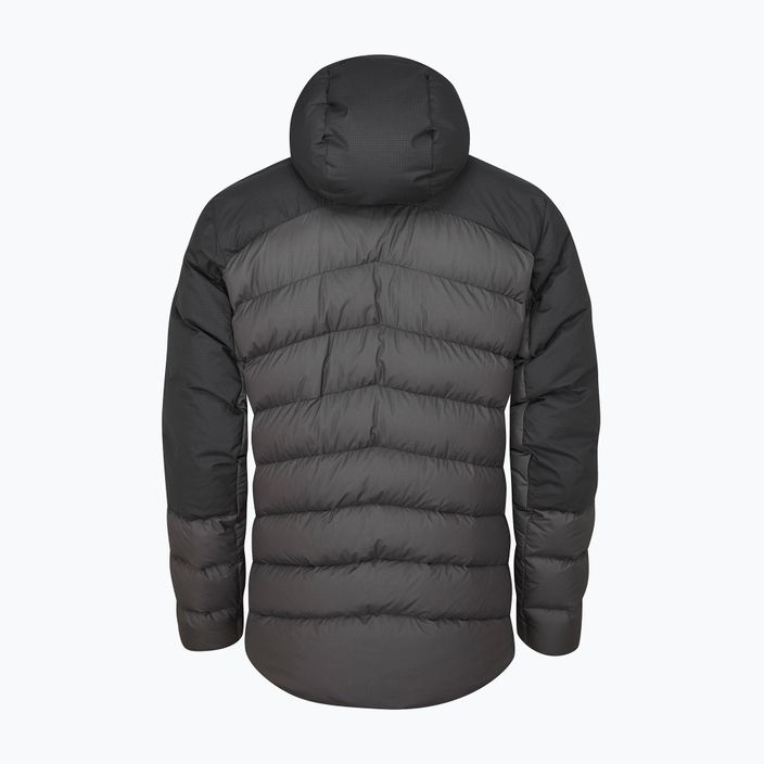 Férfi Rab Infinity Alpine pehelypaplan kabát fekete/antracit 12