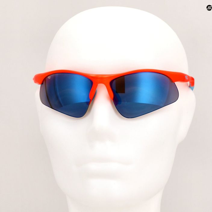 GOG Balami matt neon narancs / kék / kék tükör gyermek kerékpáros szemüveg E993-3 9