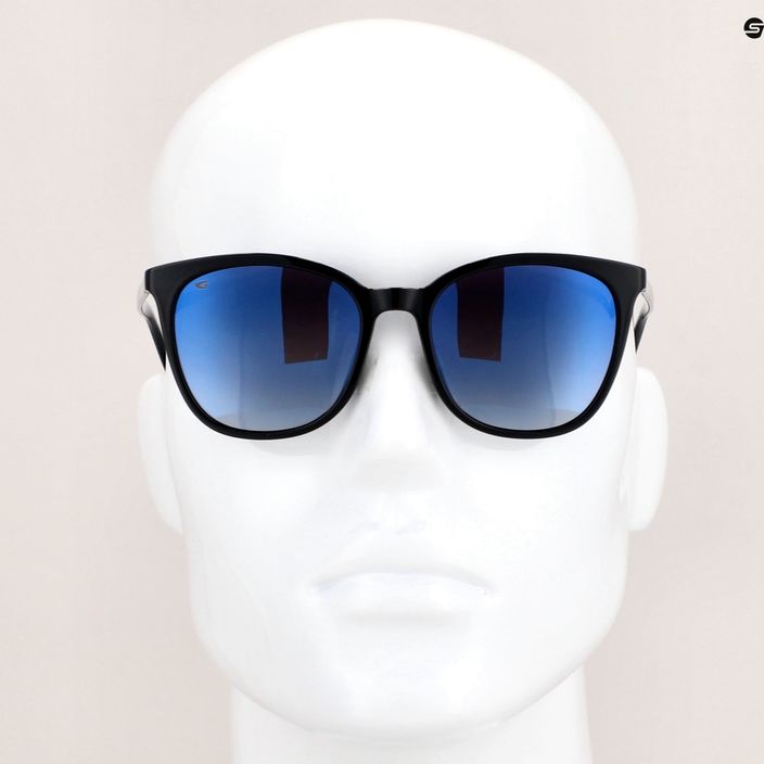 GOG Lao divat fekete / kék tükör női napszemüveg E851-3P 10