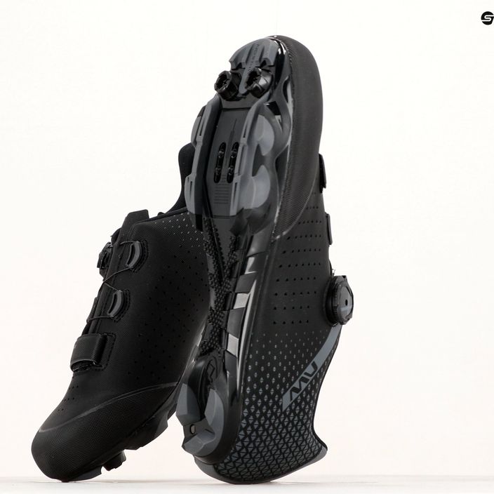 Férfi MTB kerékpáros cipő Northwave Origin Plus 2 fekete/szürke 80212005 15