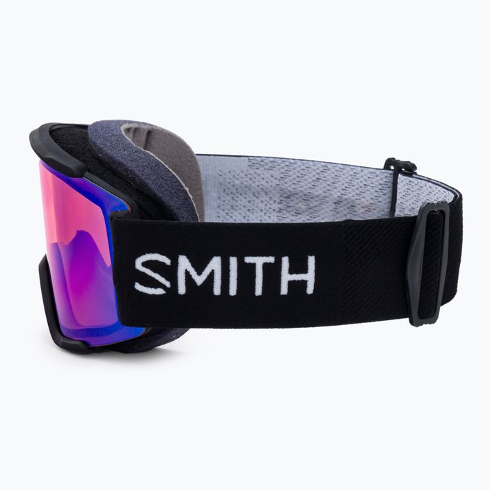 Smith Squad S fekete/kromapop fotokrómozott rózsaszín villogó síszemüveg M00764 4