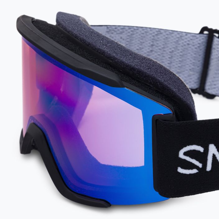 Smith Squad S fekete/kromapop fotokrómozott rózsaszín villogó síszemüveg M00764 5