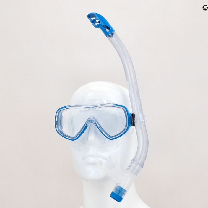 Cressi Ondina gyermek snorkel készlet + Top maszk + snorkel tiszta kék DM1010132 13