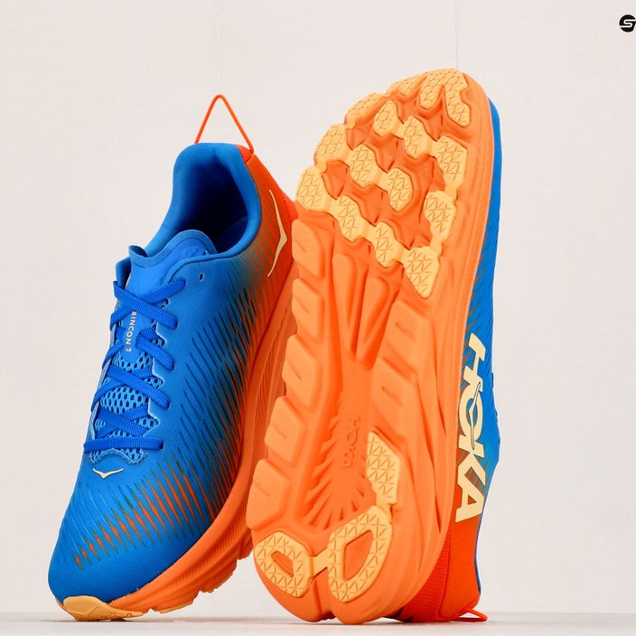 HOKA férfi futócipő Rincon 3 kék-narancs 1119395-CSVO 11
