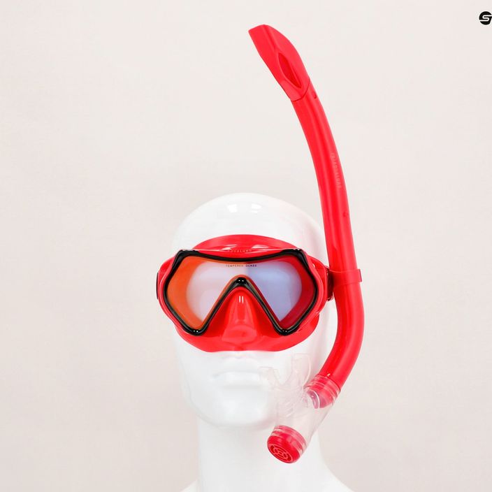 Aqualung Hero Set gyermek snorkel szett piros SV1160675SM 15