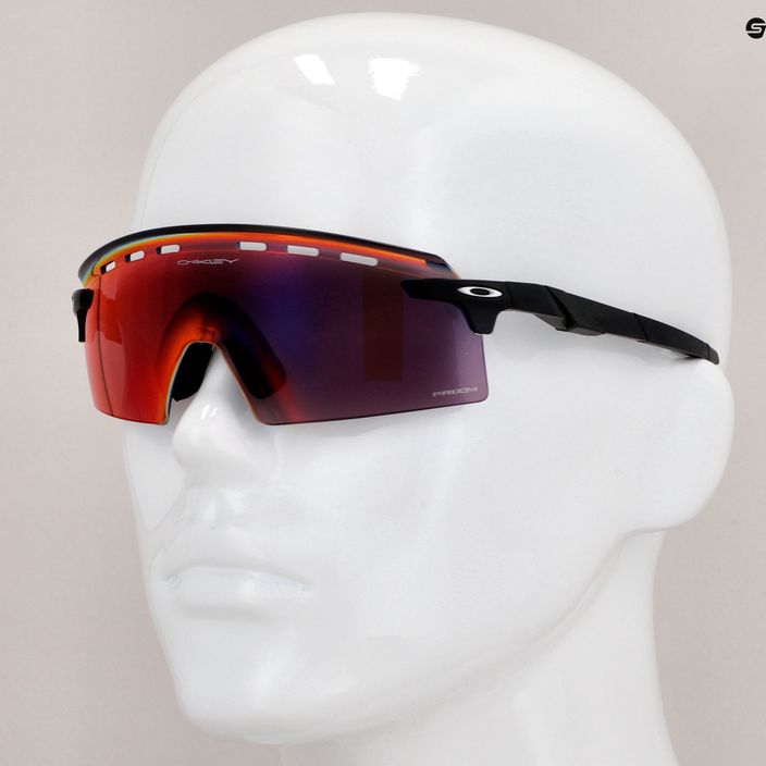 Oakley Encoder Strike Strike Vented matt fekete/prizm közúti kerékpáros szemüveg 0OO9235 14