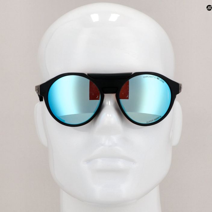 GOG Manaslu matt fekete / polikromatikus kék napszemüveg E495-1 8