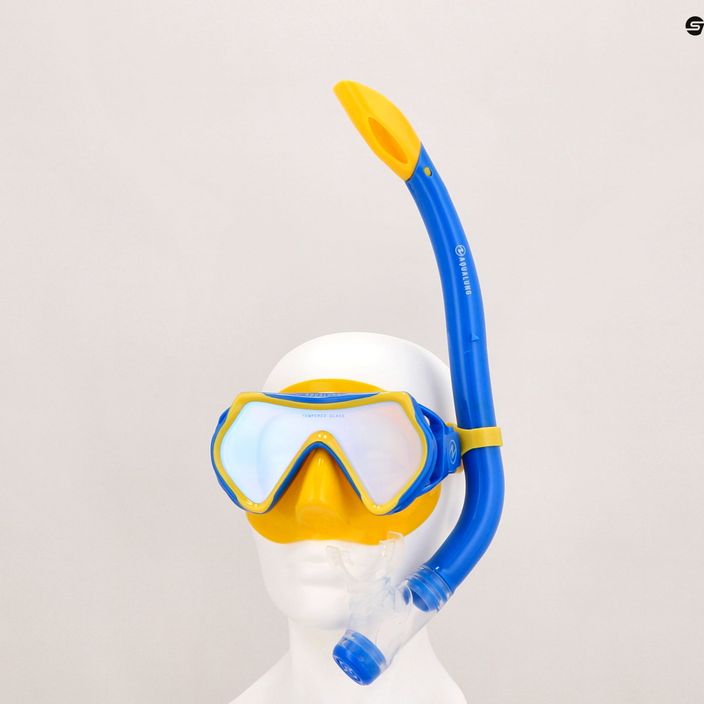 Aqualung Gyermek Snorkelling Hero szett sárga és kék SV1160740SM 16