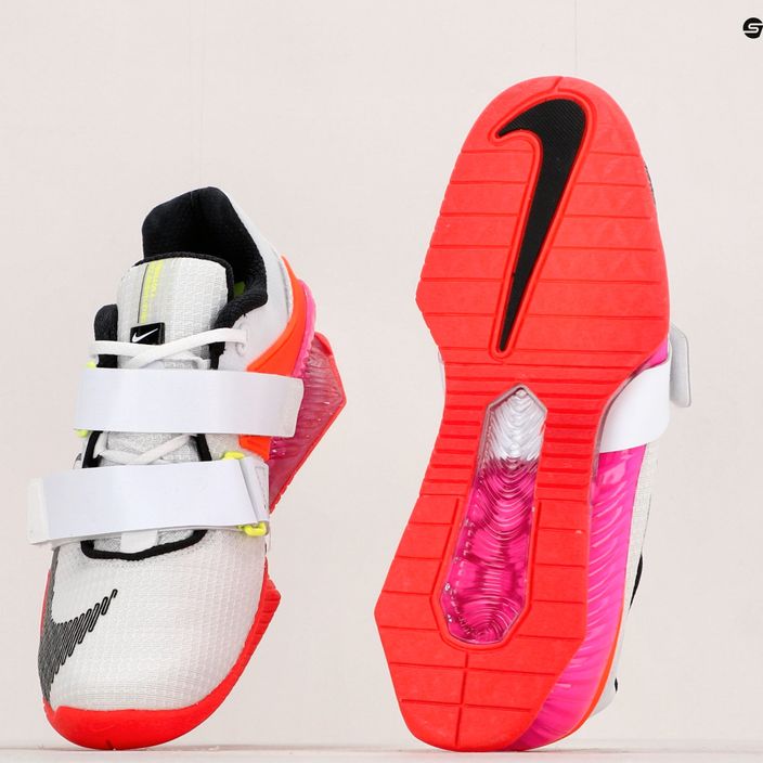 Nike Romaleos 4 Olympic Colorway súlyemelő cipő fehér/fekete/bright crimson 11