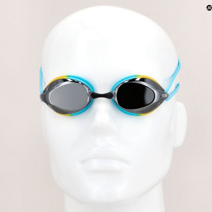 FUNKY TRUNKS Edzőgép úszószemüveg kék és sárga FYA201N0212100 úszószemüveg 7