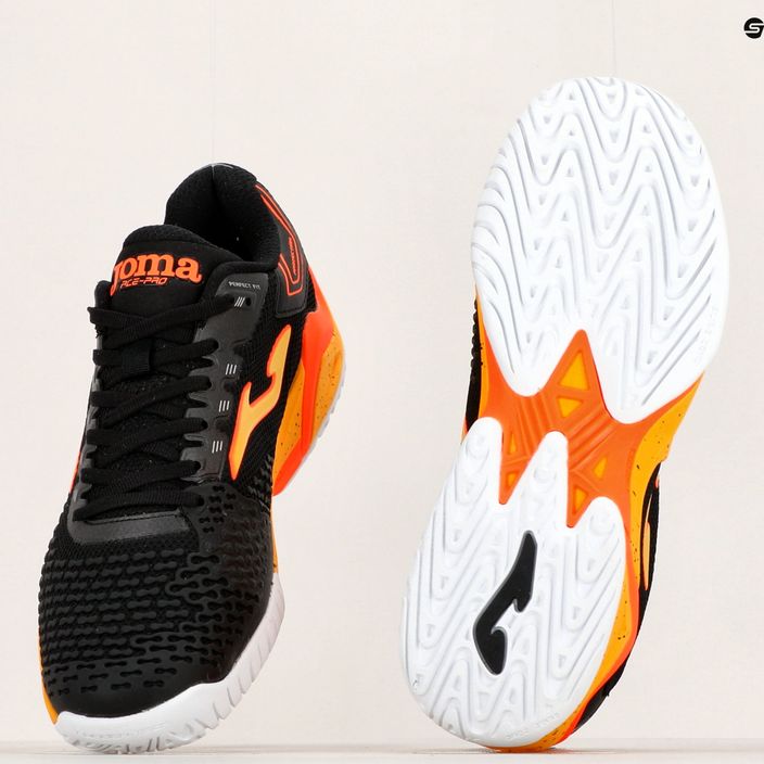 Joma T.Ace 2301 férfi teniszcipő fekete és narancssárga TACES2301T 17