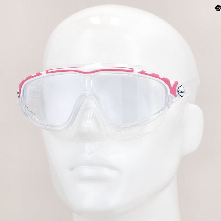Cressi Skylight átlátszó rózsaszín úszómaszk DE203340 8