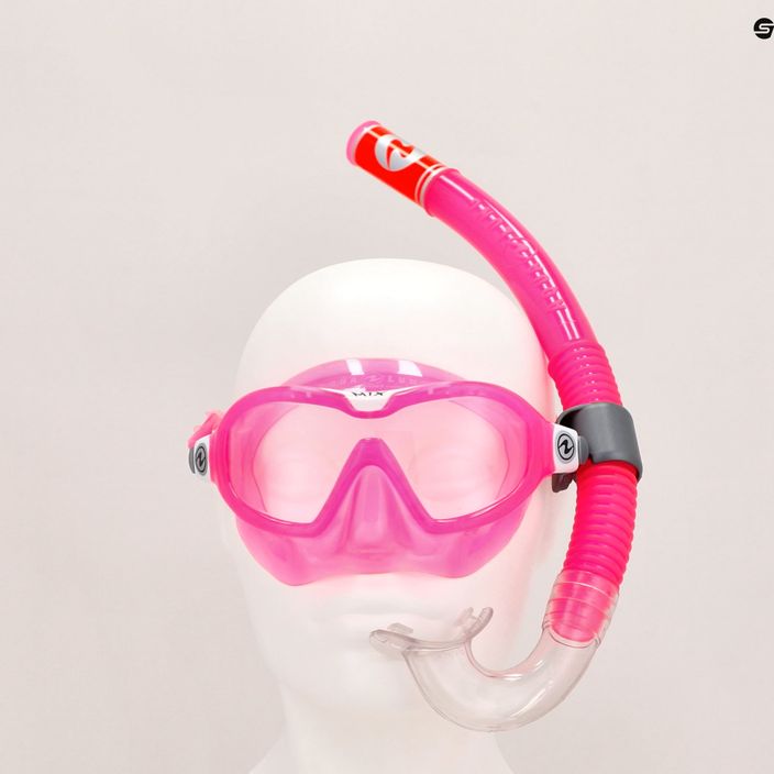 Aqualung Mix gyermek snorkel készlet maszk + snorkel rózsaszín SC4250209 12