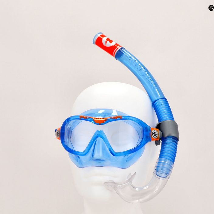 Aqualung Mix gyermek snorkel készlet maszk + snorkel kék SC4254008 12
