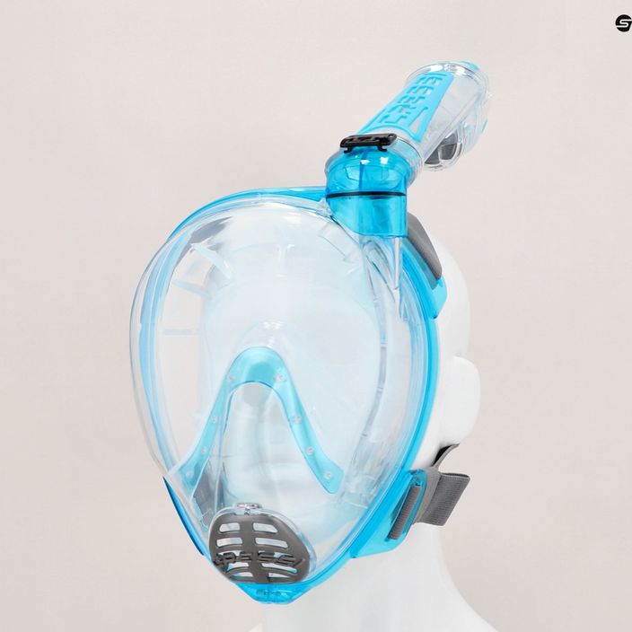 Cressi Duke Dry Full Face maszk sznorkelezéshez Türkiz XDT000025 4