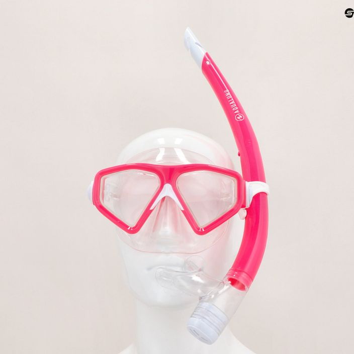 Aqualung Saturn Combo snorkel maszk + snorkel rózsaszín SC3980002 11