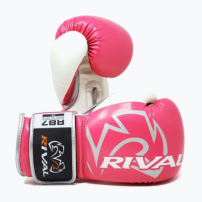 Rival Fitness Plus Bag rózsaszín/fehér bokszkesztyű 7