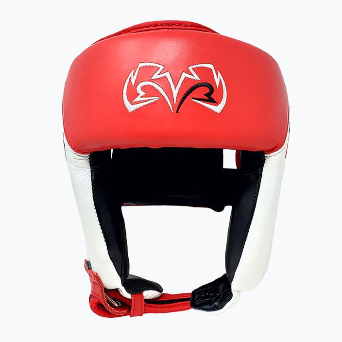 Boksz fejvédő Rival Amateur Competition Headgear red/white 7