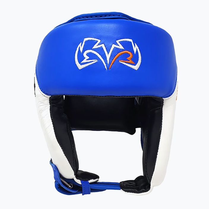 Boksz fejvédő Rival Amateur Competition Headgear blue/white 7