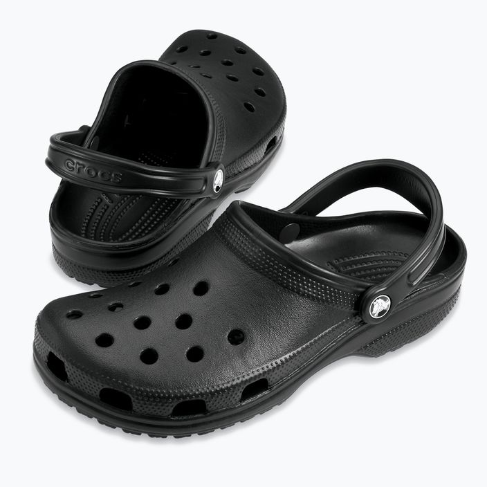 Flip-flops Crocs Classic fekete 10001 10