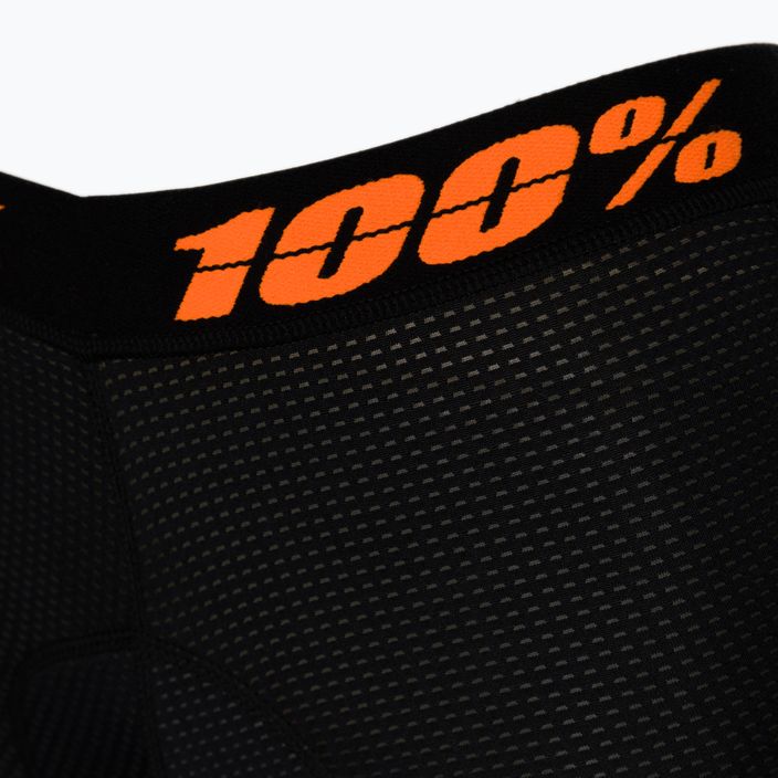Női kerékpáros boxeralsó béléssel 100% Crux Liner fekete STO-49902-001-10 3
