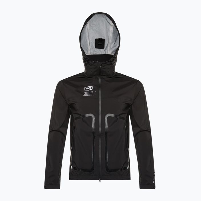 Férfi kerékpáros kabát 100% Hydromatic kabát fekete 39502-001-13