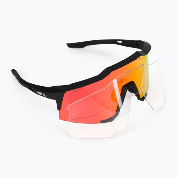 Kerékpáros szemüveg 100% Speedcraft Többrétegű tükörlencse fekete STO-61001-412-01 6
