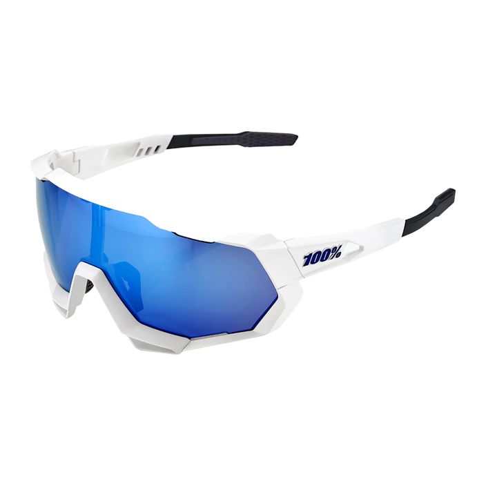 Kerékpáros szemüveg 100% Speedtrap Többrétegű tükörlencse fehér STO-61023-407-01 6
