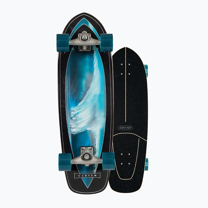 Surfskate gördeszka Carver CX Raw 32" Super Surfer 2020 Complete kék/fekete C1012011064 8