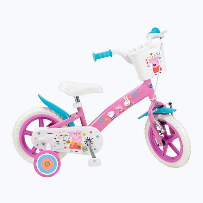 Toimsa 12" Peppa Pig gyermek kerékpár rózsaszín 1195 6