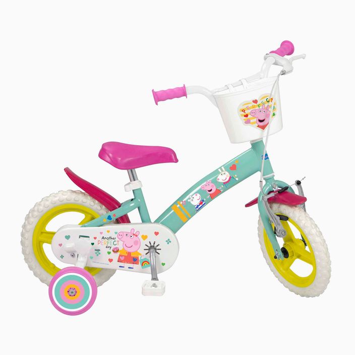 Toimsa 12" Peppa Pig gyermek kerékpár zöld 1198