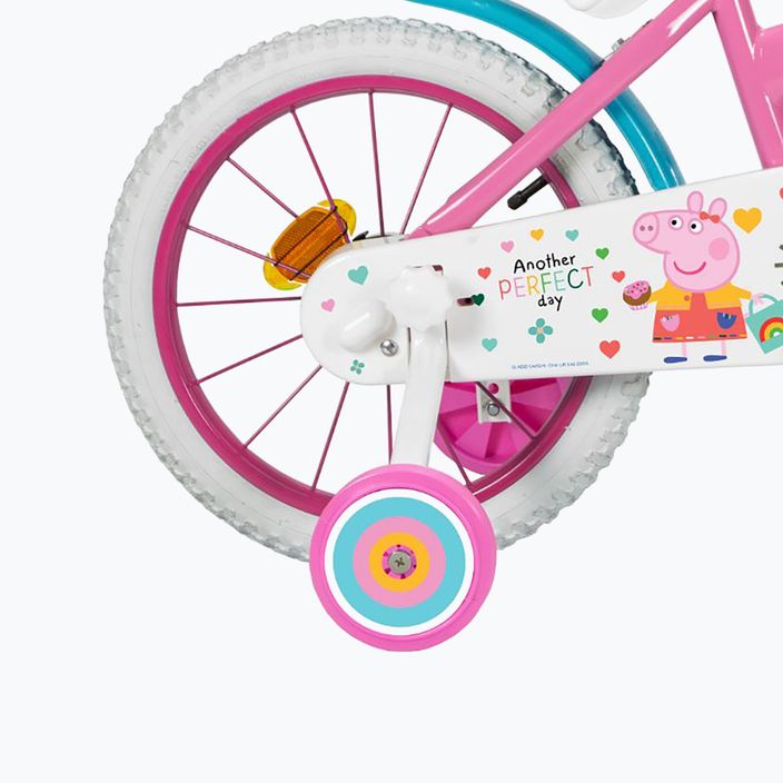 Toimsa 16" Peppa Pig gyermek kerékpár rózsaszín 1695 5