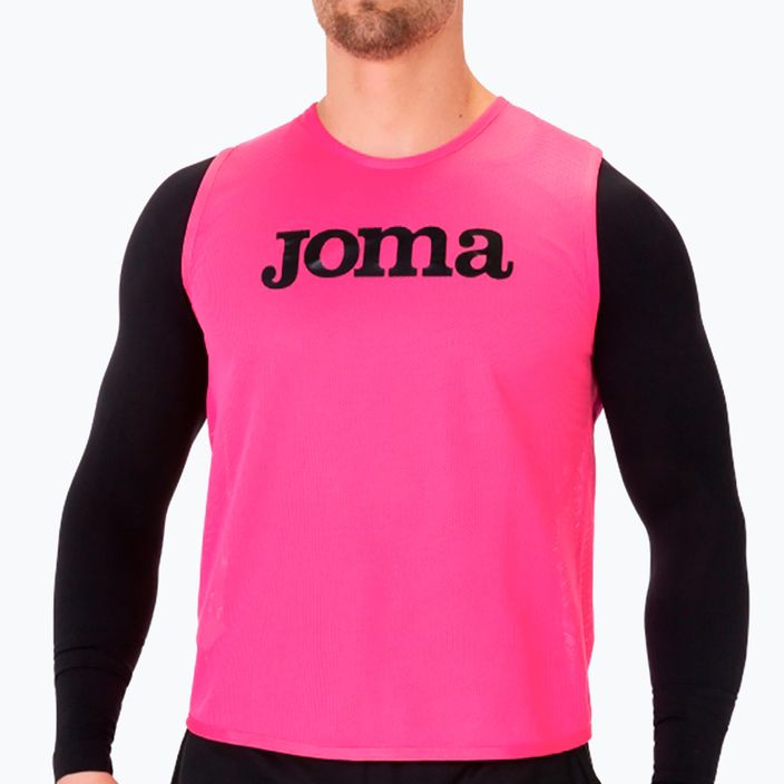 Joma Training Bib fluor rózsaszín labdarúgó jelölő 4