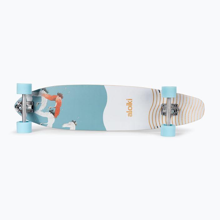 ALOIKI Sumie Kicktail Complete longboard kék és fehér ALCO0022A011