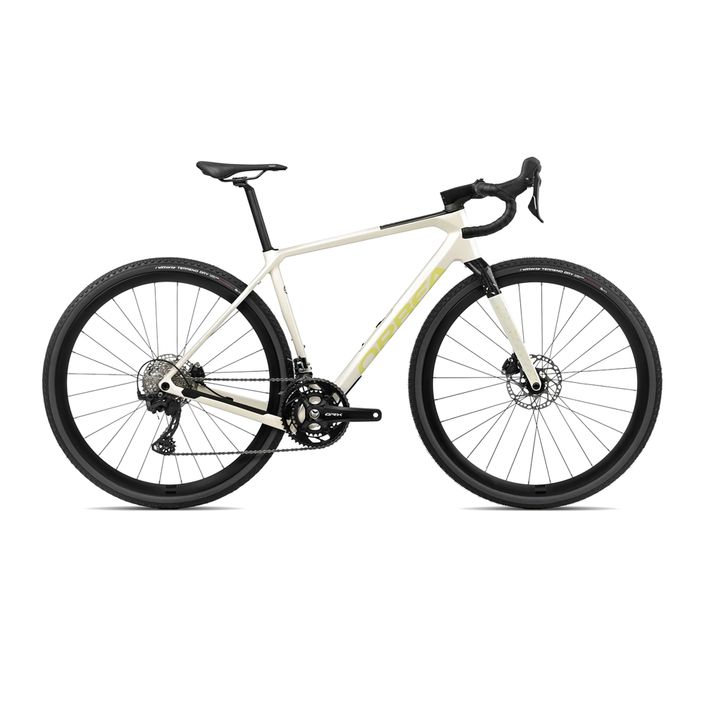 Orbea Terra M30 Team 2024 gravel kerékpár elefántcsont fehér/spicy lime 2