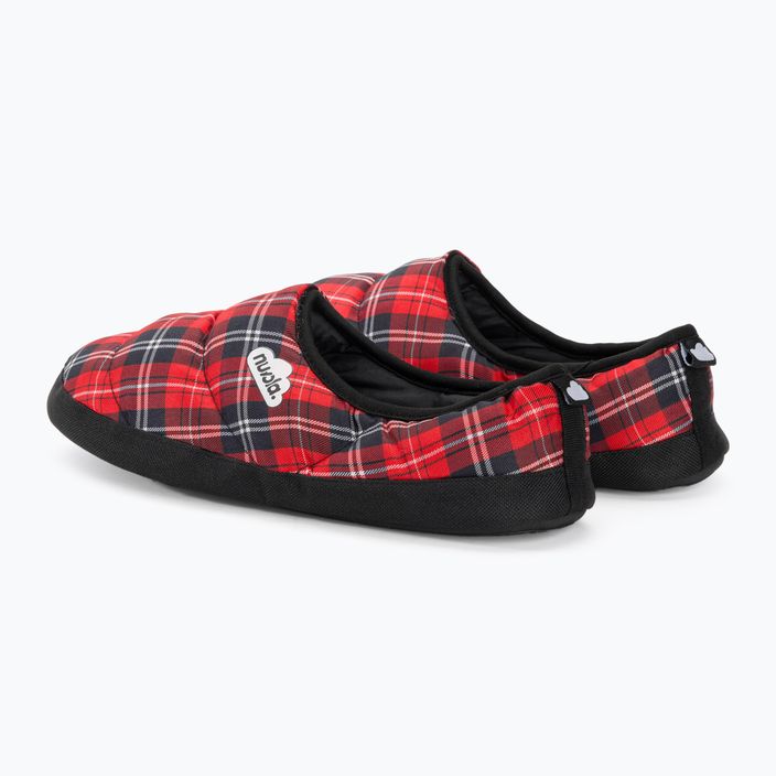 Nuvola Classic Scot piros téli papucs 3