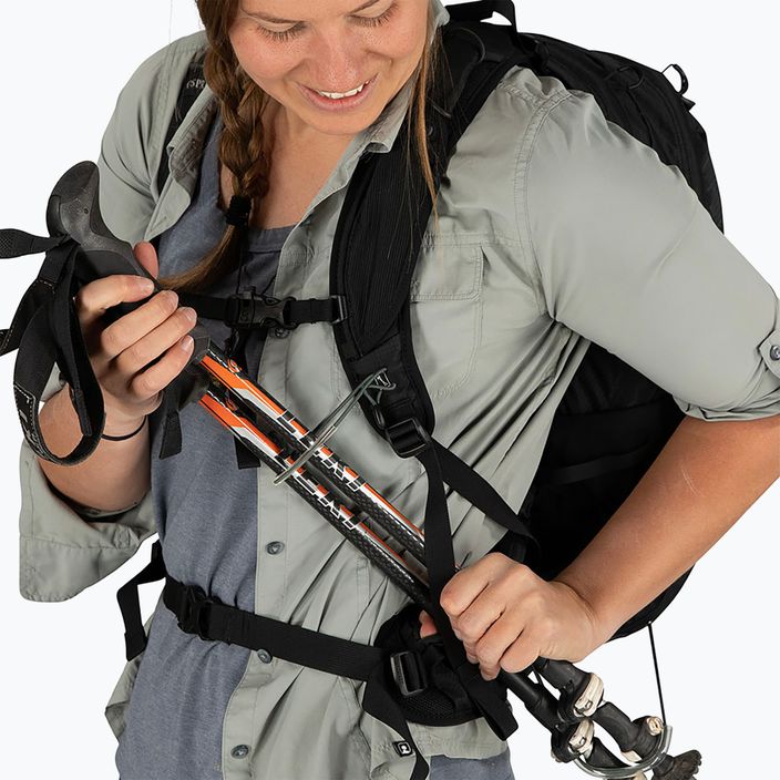 Osprey Tempest 20 l M/L női túra hátizsák lopakodó fekete 3