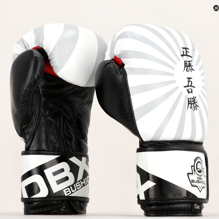 Bushido Japan  sparring boxkesztyű fehér B-2v8-12oz 7